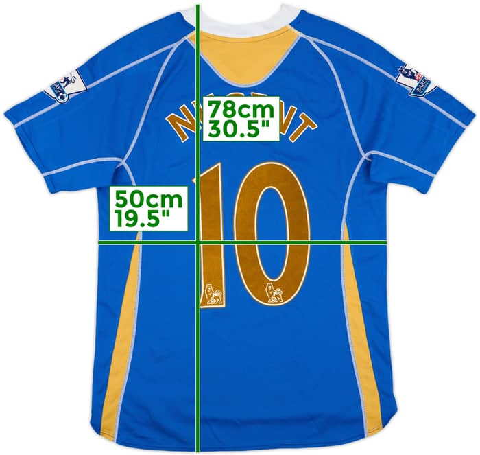 2007-08 Portsmouth Home Shirt Nugent #10 - 9/10 - (M)