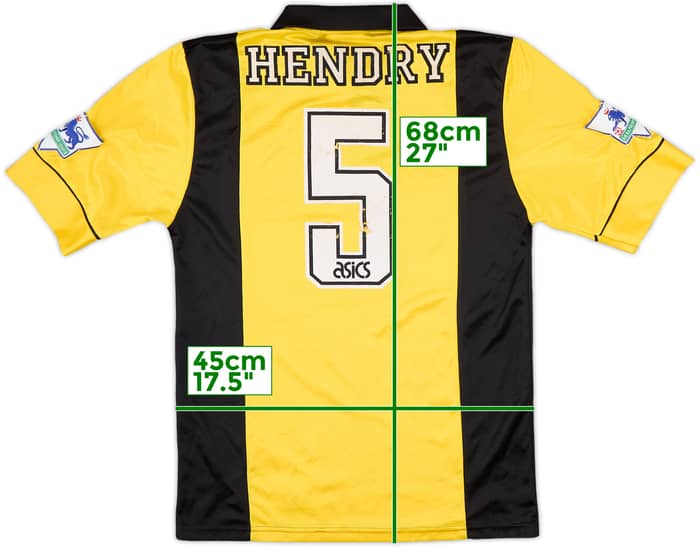 1993-95 Blackburn Third Shirt Hendry #5 - 4/10 - (S)