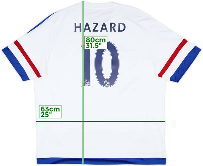 2015-16 Chelsea Away Shirt Hazard #10 - 8/10 - (XXL)
