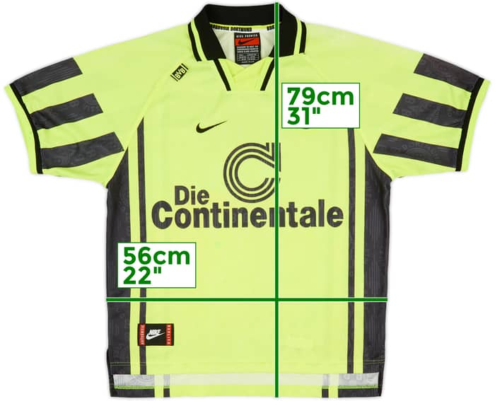 1996-97 Borussia Dortmund Home Shirt - 8/10 - (L)