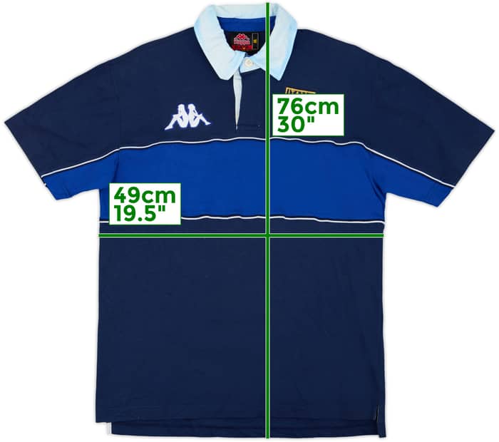 1999-00 Italy Kappa Polo Shirt - 4/10 - (M)