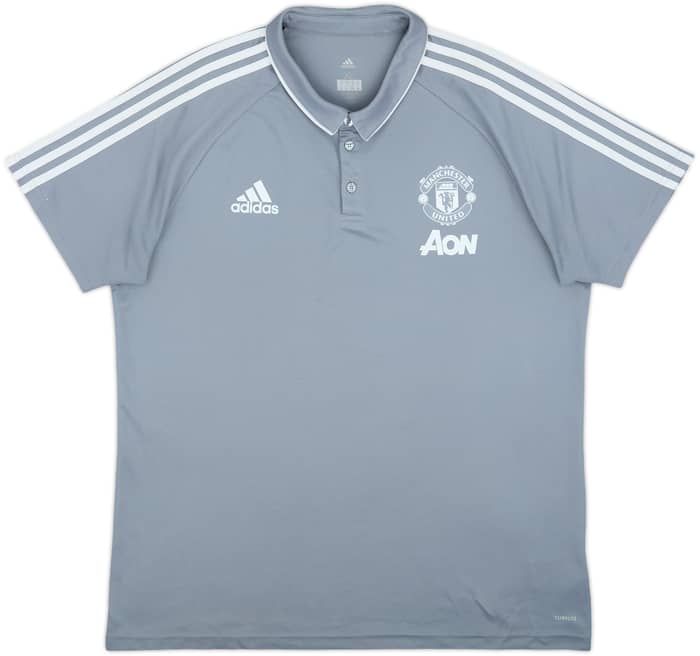 2017-18 Manchester United adidas Polo Shirt - 6/10 - (XL)