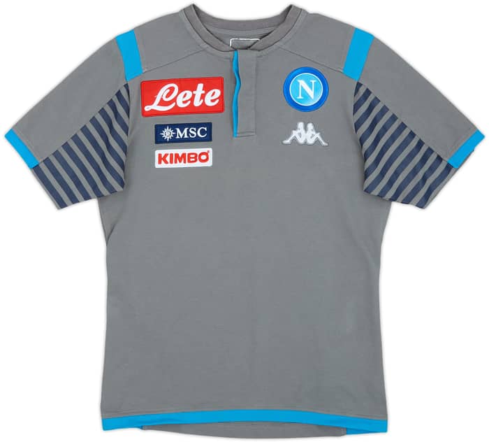 2019-20 Napoli Kappa Polo Shirt - 8/10 - (S)