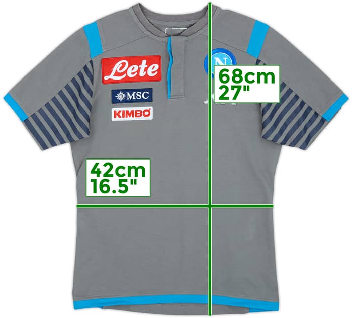 2019-20 Napoli Kappa Polo Shirt - 8/10 - (S)