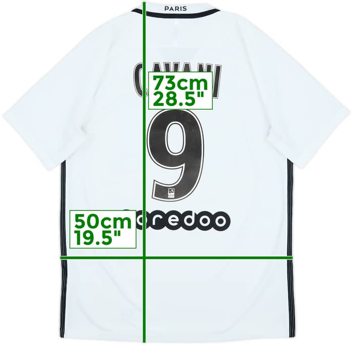 2016-17 Paris Saint-Germain Third Shirt Cavani #9 - 6/10 - (M)