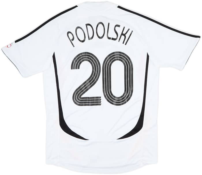 2005-07 Germany Home Shirt Podolski #20 - 6/10 - (M)