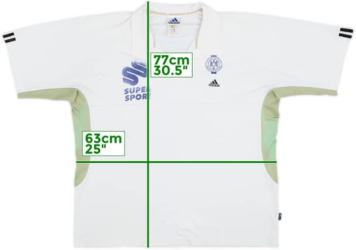 2001-02 Raja Club Athletic adidas Polo Shirt - 7/10 - (XXL)