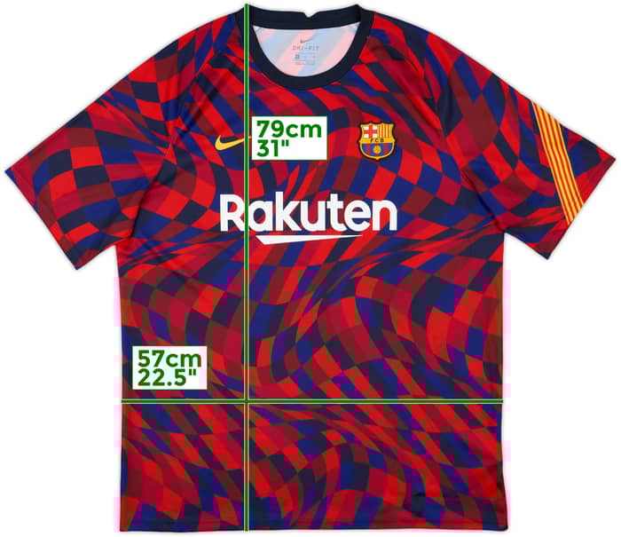 2020-21 Barcelona Nike Training Shirt - 9/10 - (XL)