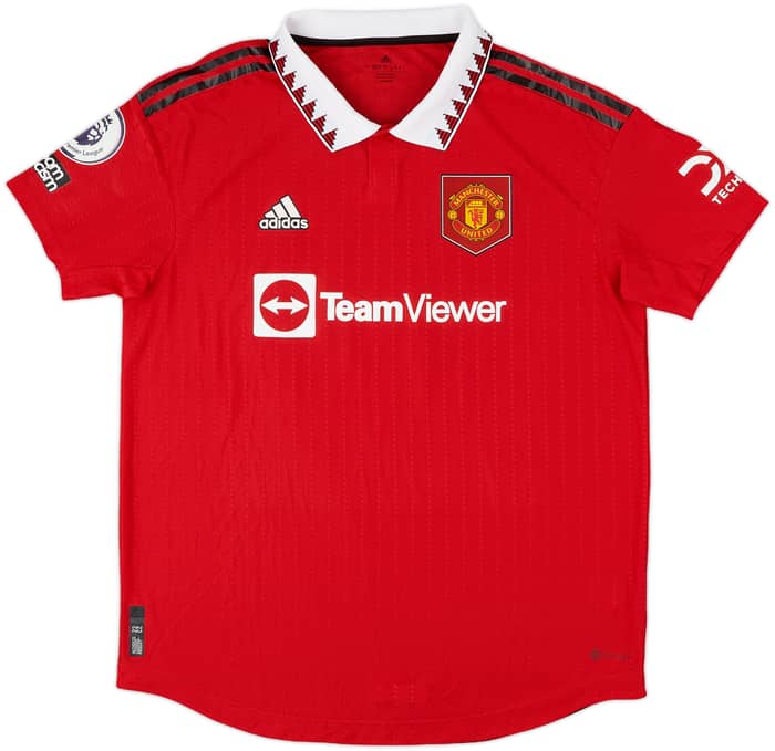 2022-23 Manchester United Authentic Home Shirt Eriksen #14 - 7/10 - (XL)
