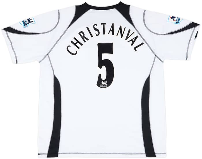2006-07 Fulham Home Shirt Christanval #5 - 6/10 - (XL)