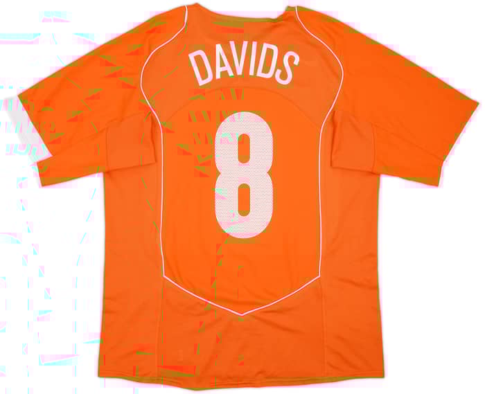 2004-06 Netherlands Home Shirt Davids #8 - 8/10 - (L)
