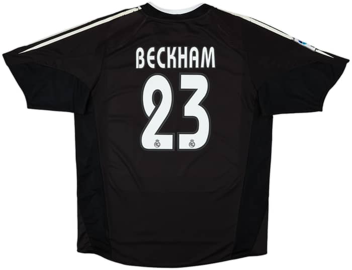 2004-05 Real Madrid Away Shirt Beckham #23 - 6/10 - (L)
