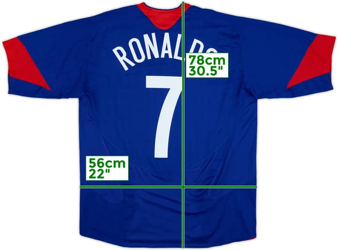 2005-06 Manchester United Away Shirt Ronaldo #7 - 6/10 - (L)