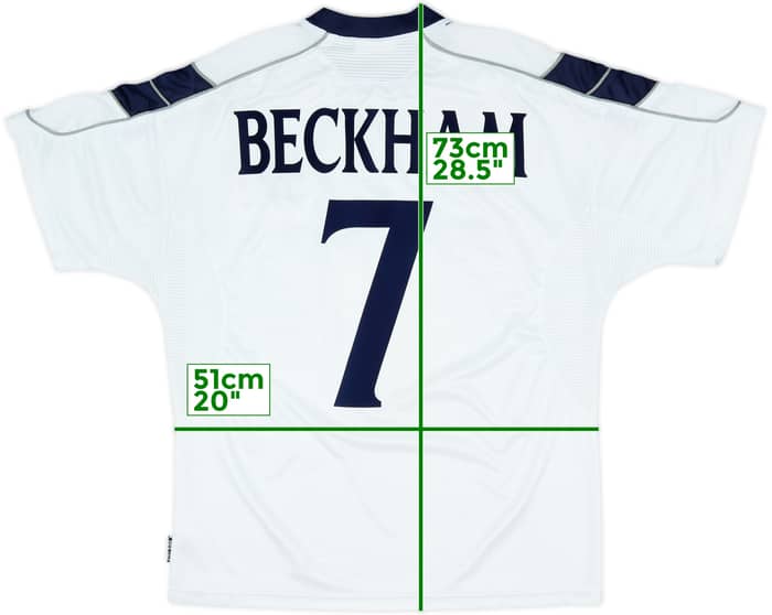 1999-00 Manchester United Third Shirt Beckham #7 - 8/10 - (L)
