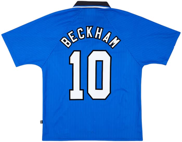 1996-98 Manchester United Third Shirt Beckham #10 - 8/10 - (M)