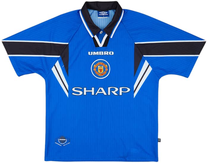 1996-98 Manchester United Third Shirt Beckham #10 - 8/10 - (M)