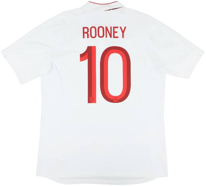 2012-13 England Home Shirt Rooney #10 - 6/10 - (L)