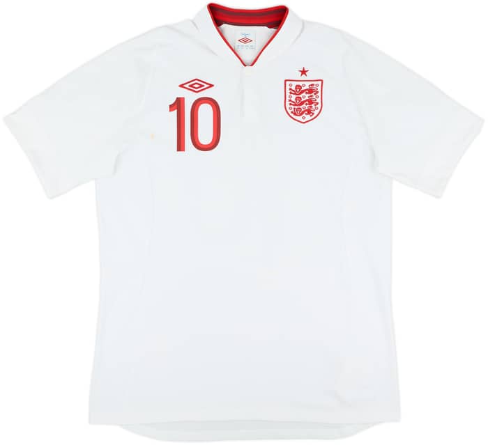 2012-13 England Home Shirt Rooney #10 - 6/10 - (L)