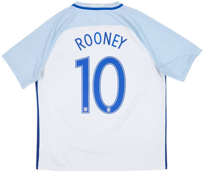 2016-17 England Home Shirt Rooney #10 - 6/10 - (XL)