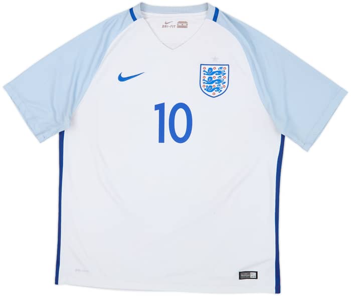 2016-17 England Home Shirt Rooney #10 - 6/10 - (XL)