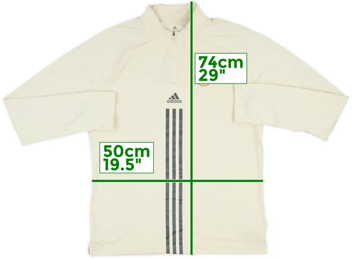 2022-23 Real Madrid adidas 1/4 Zip Drill Top - 5/10 - (L)