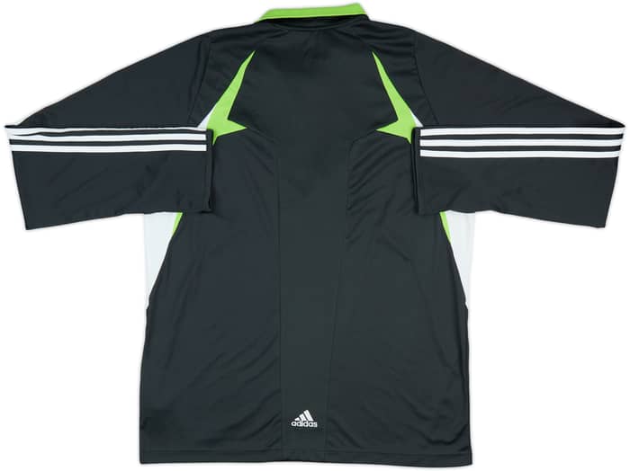 2007-08 Real Madrid adidas CL 1/4 Zip Drill Top - 8/10 - (L)