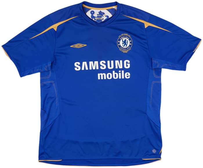 2005-06 Chelsea Centenary Home Shirt Essien #5 - 6/10 - (XL)