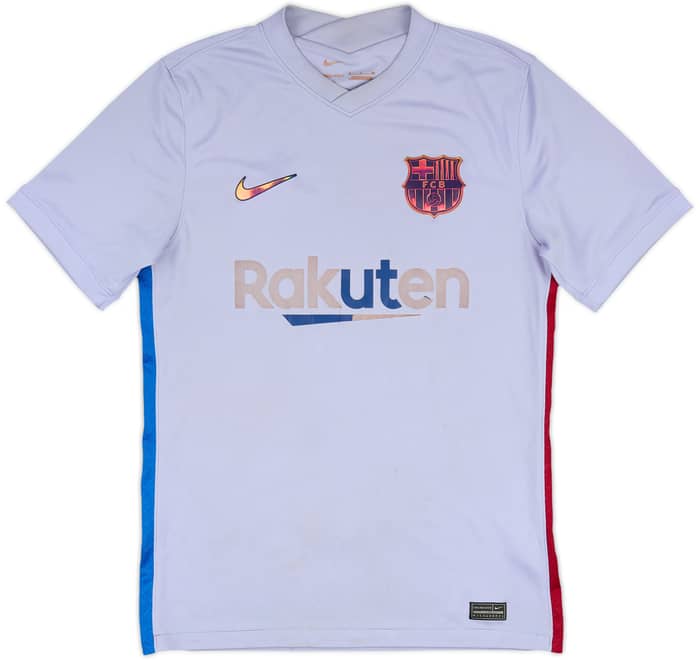 2021-22 Barcelona Away Shirt - 4/10 - (S)