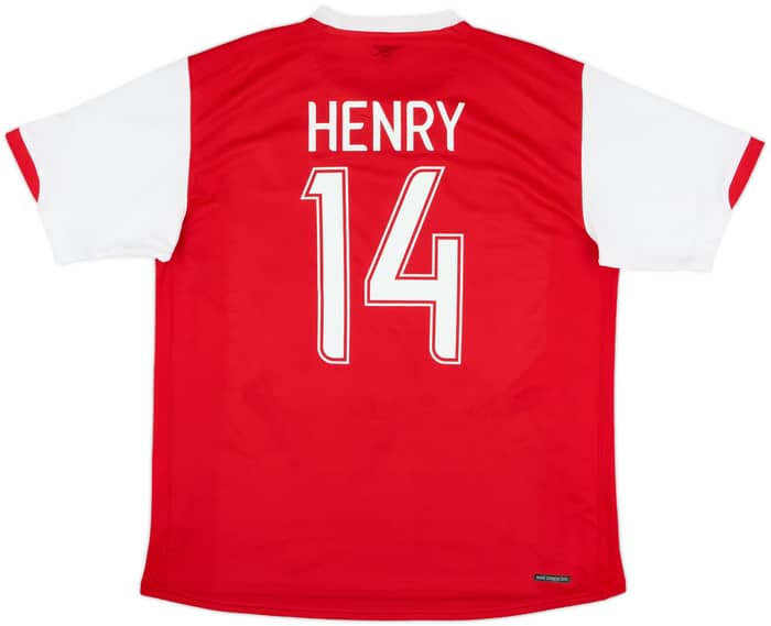 2006-08 Arsenal Home Shirt Henry #14 - 6/10 - (L)