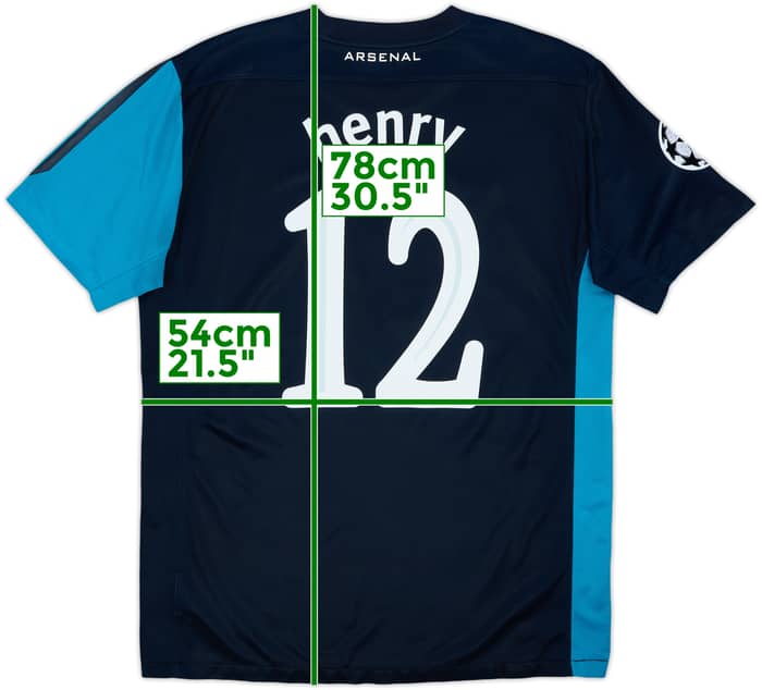 2011-12 Arsenal Away Shirt Henry #12 - 6/10 - (L)