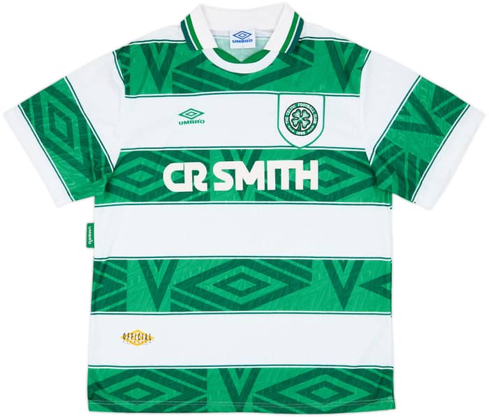 1993-95 Celtic Home Shirt - 10/10 - (XL)