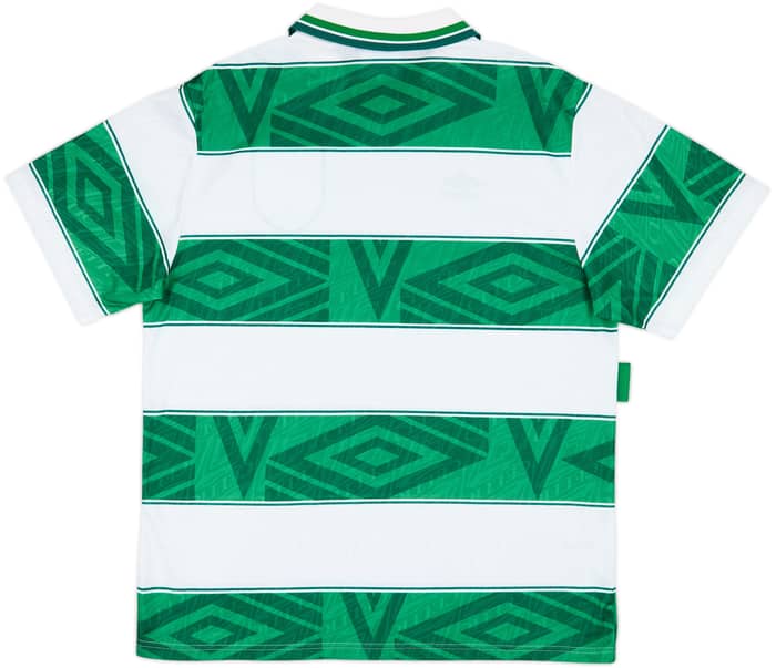 1993-95 Celtic Home Shirt - 10/10 - (XL)