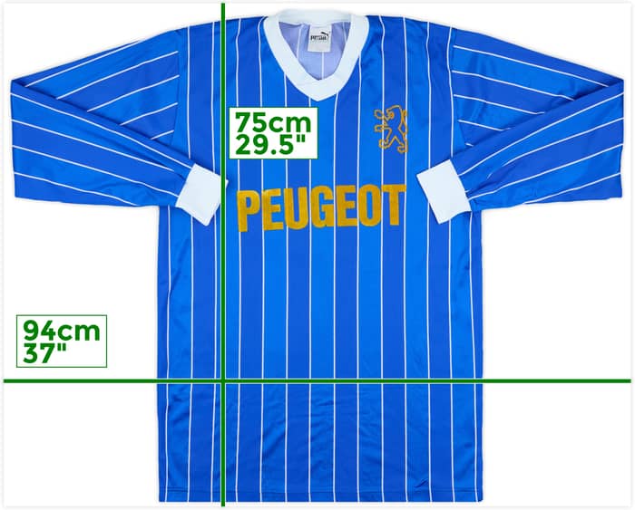 1984-86 Puma Template L/S Shirt #9 (Sochaux) - 8/10 - (M)