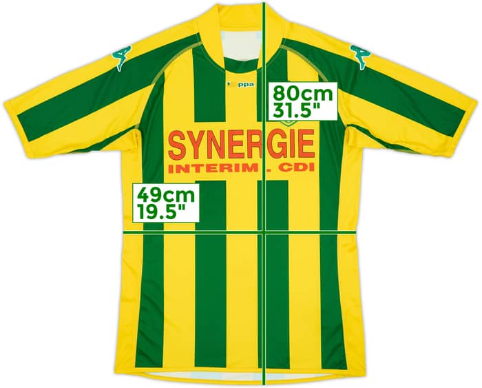 2009-10 Nantes Home Shirt - 5/10 - (M)