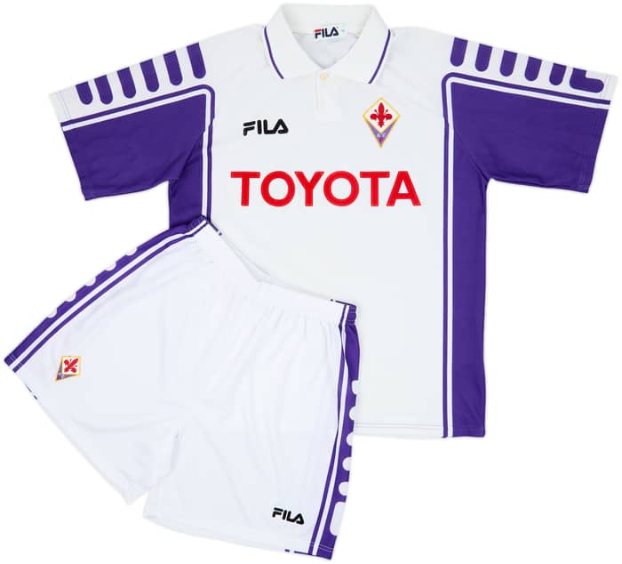 1999-00 Fiorentina Away Shirt & Shorts - 9/10 - (M)