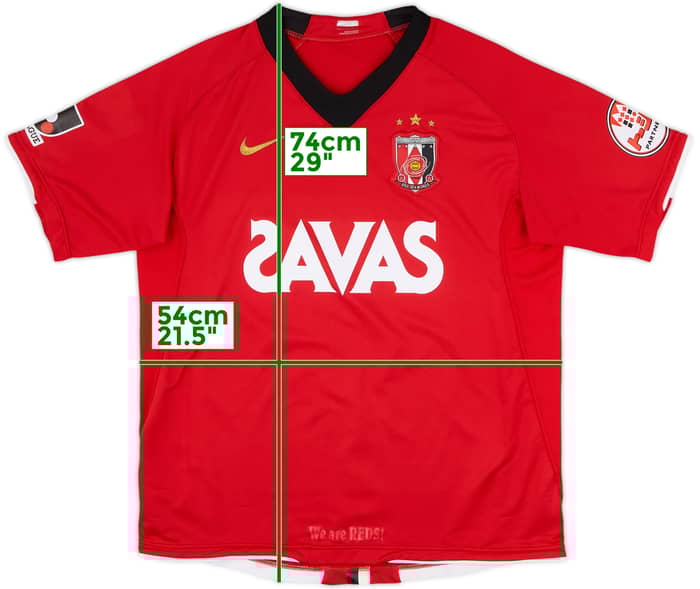 2008 Urawa Red Diamonds Home Shirt - 9/10 - (L)