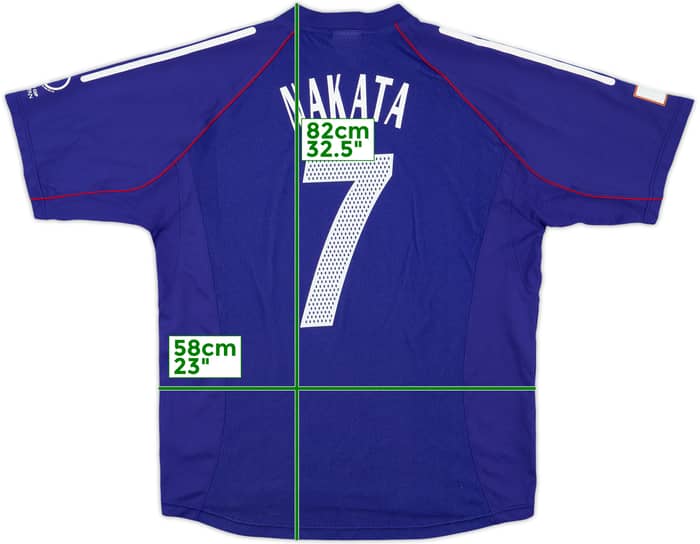 2002-04 Japan Home Shirt Nakata #7 - 10/10 - (XL)