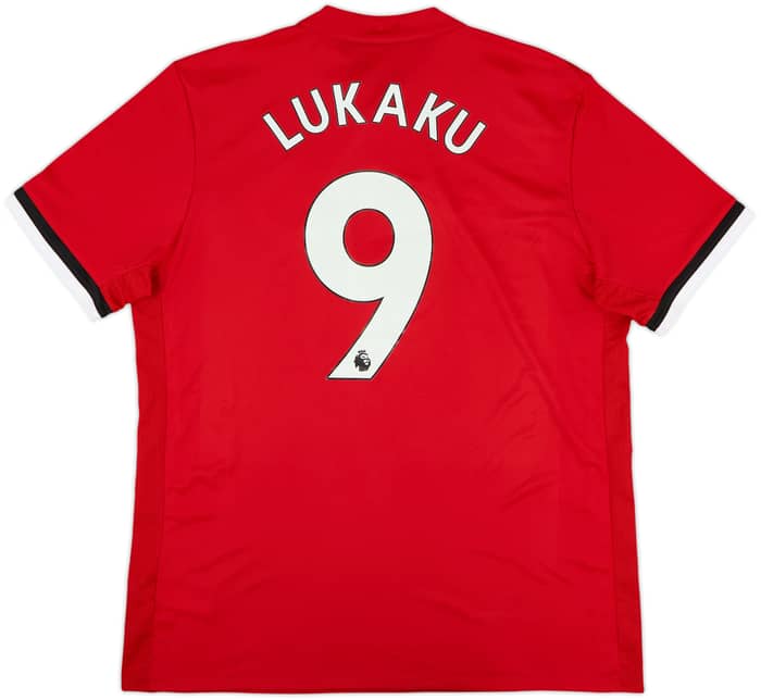 2017-18 Manchester United Home Shirt Lukaku #9 (L)