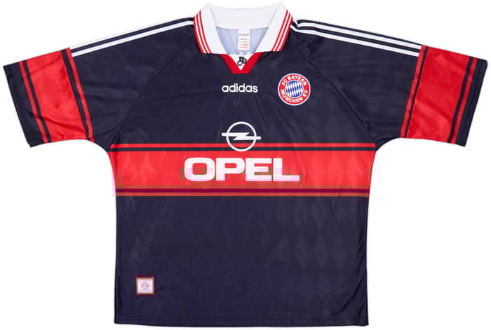 1997-99 Bayern Munich Home Shirt Elber #9 - 8/10 - (XXL)