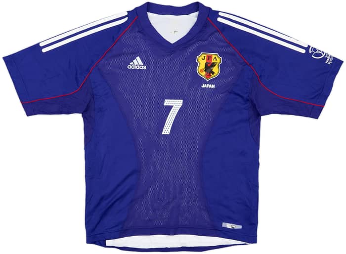 2002-04 Japan Player Issue Home Shirt Nakata #7 - 7/10 - (M)