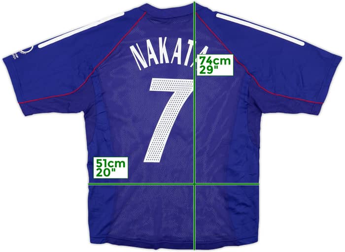 2002-04 Japan Player Issue Home Shirt Nakata #7 - 7/10 - (M)