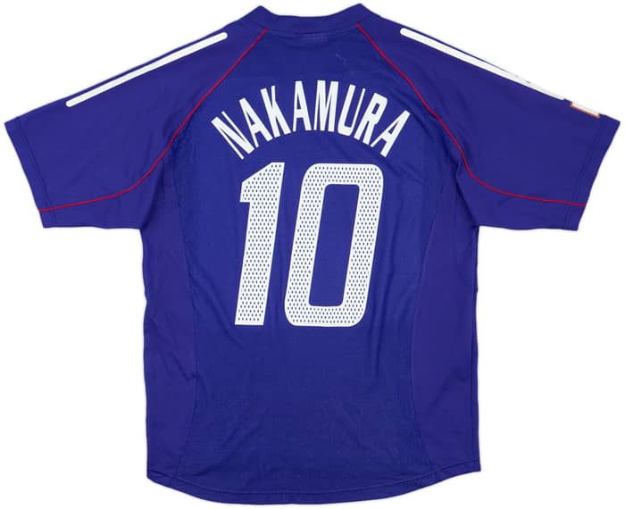 2002-04 Japan Home Shirt Nakamura #10 - 8/10 - (L)