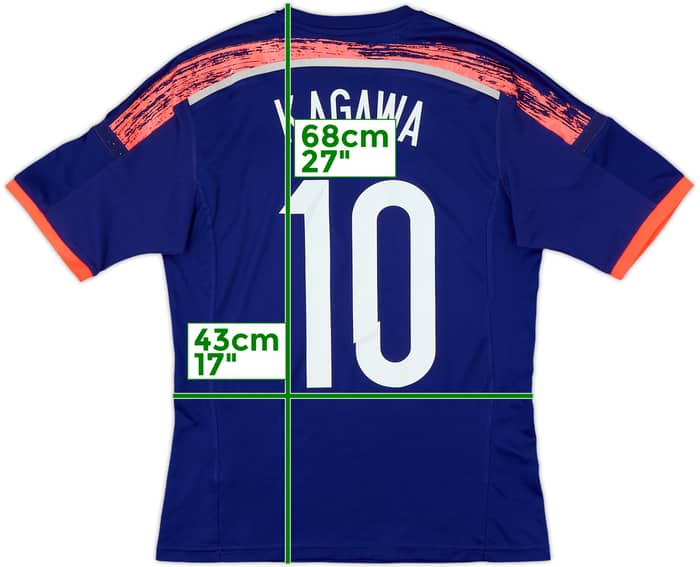 2013-15 Japan Home Shirt Kagawa #10 - 8/10 - (XS)