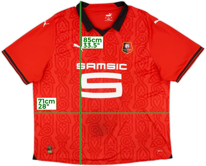2023-24 Stade Rennais Home Shirt - 5/10 - (3XL)