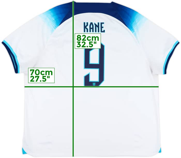 2022-23 England Home Shirt Kane #9 - 6/10 - (3XL)