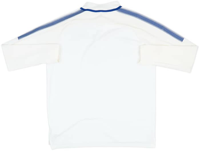 2017-18 Chelsea adidas 1/4 Zip Sweat Top - 7/10 - (L)