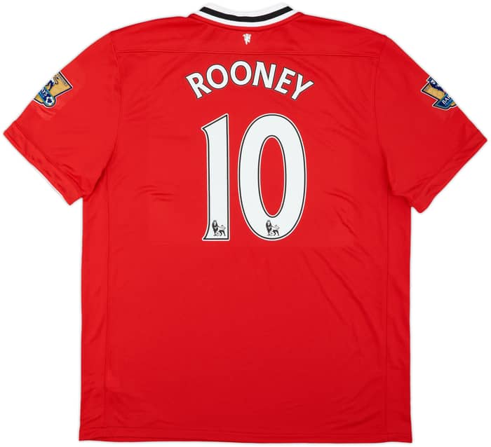 2011-12 Manchester United Home Shirt Rooney #10 (XL)
