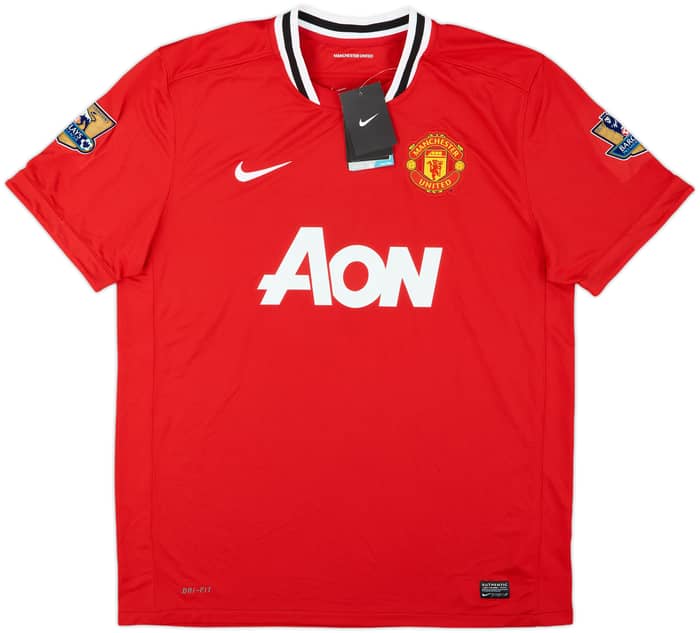 2011-12 Manchester United Home Shirt Rooney #10 (XL)