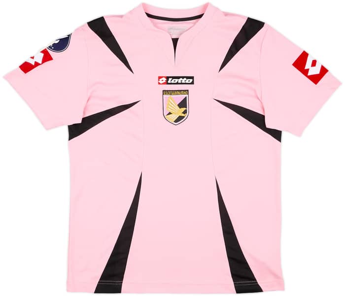 2006-07 Palermo Match Issue UEFA Cup Home Shirt Caracciolo #10