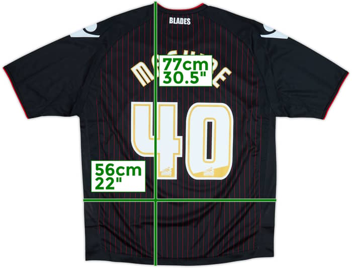 2010-11 Sheffield United Away Shirt Maguire #40 (M)